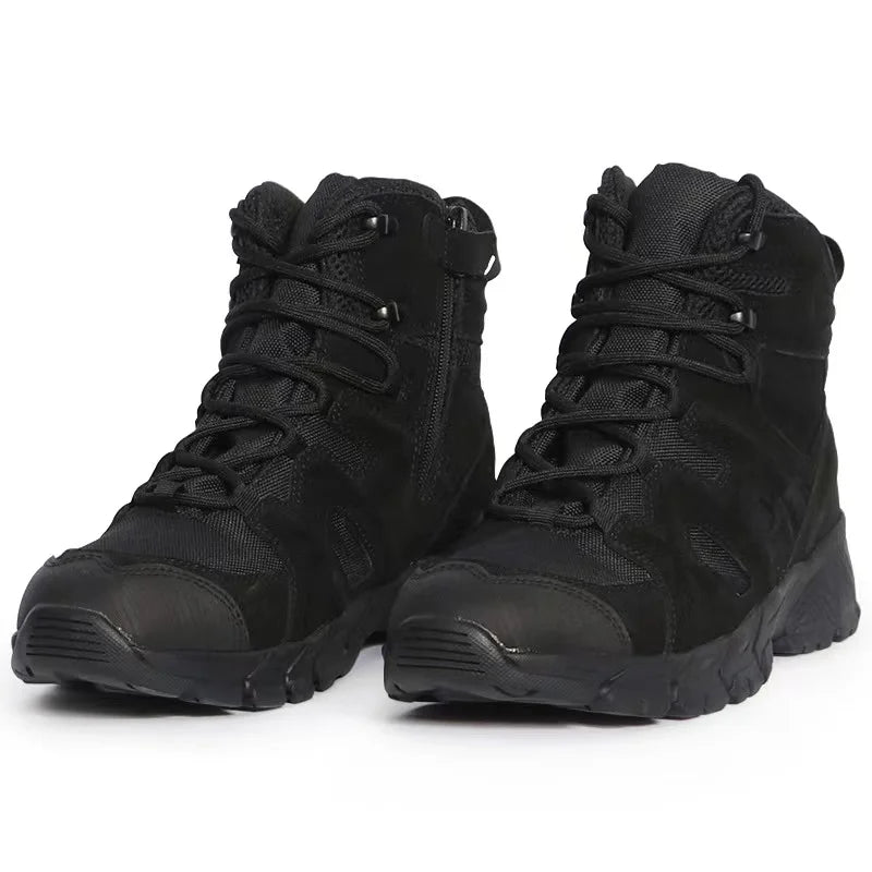 2024 Sand Couples Outdoor Mountain Desert Climbing Boots Non slip Combat Hiking Man Boots Hunting Work Boots For Men Shoe