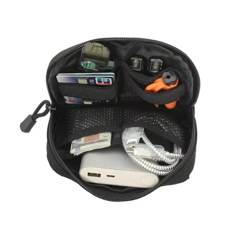 Tactical Molle Admin Pouch Outdoor EDC Tool Bag Waist Fanny Pack Outdoor Sports Hunting Accessory Bag Medical Pouch for Camping