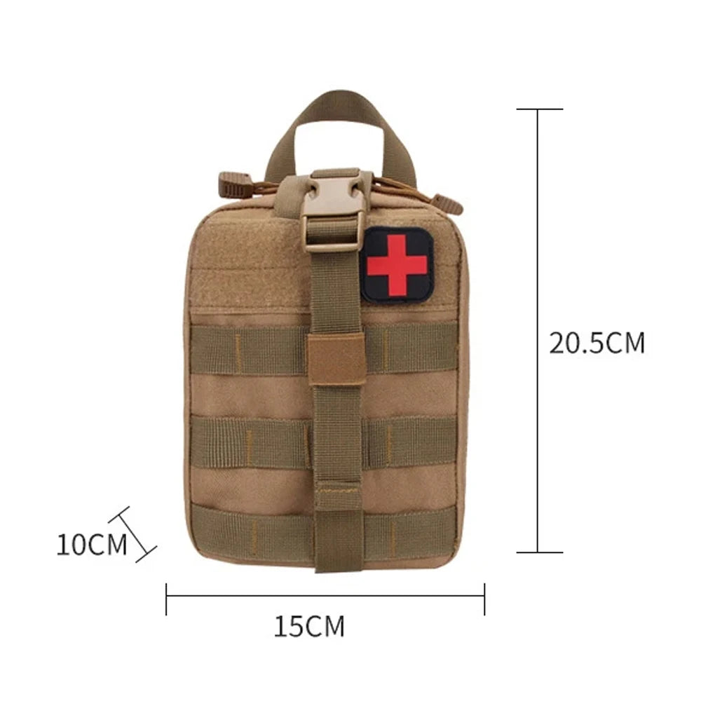 Outdoor First aid kit EDC Molle Medical Kit IFAK Survival Emergency Pack EDC Travel Fishing Camping Hiking Hunting Accessories