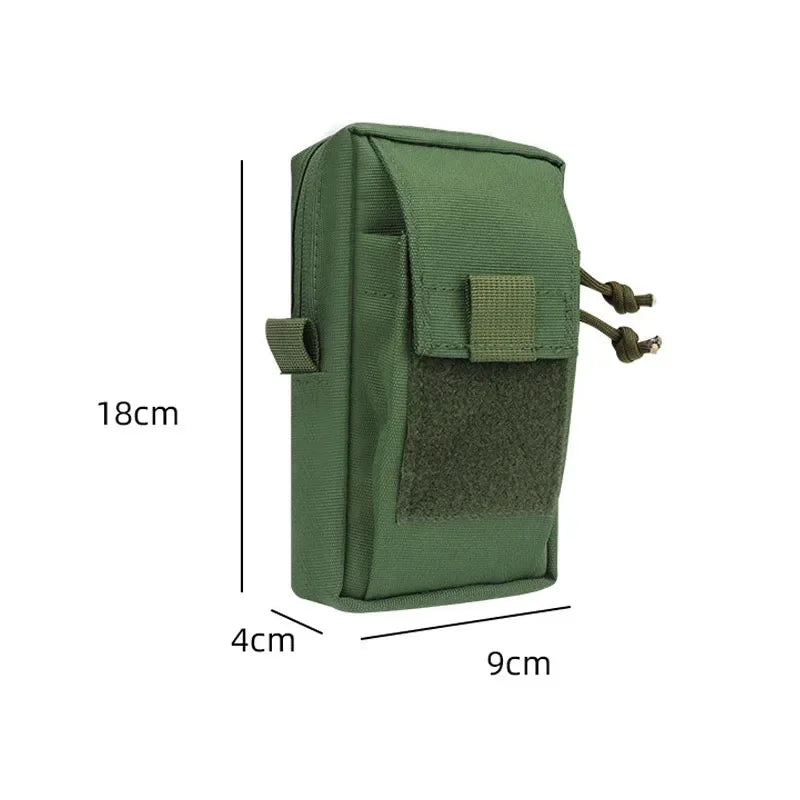 Molle Tactical Waist Bag Outdoor Emergency EDC Pouch Phone Pack Sports Climbing Running Accessories Tool Hunting Bags