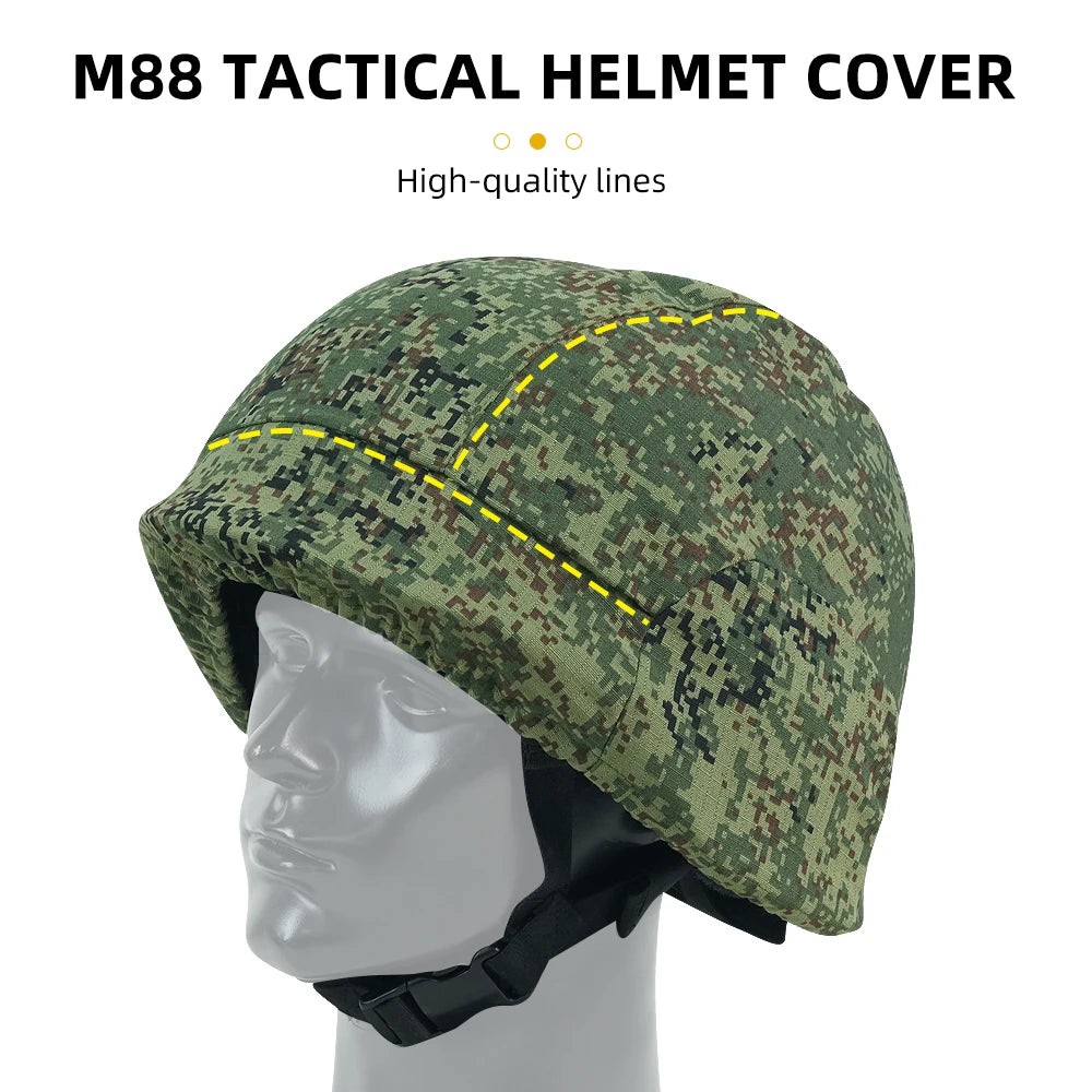 BOOIU Tactical Military M88 Helmet Cloth Cover Camouflage Protection Airsoft Helmet Cloth Outdoor CS Hunting for M88 Helmets