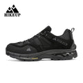 HIKEUP New Arrival Leather Hiking Shoes Wear-resistant Outdoor Sport Men Shoes Lace-Up Men's Climbing Trekking Hunting Sneakers