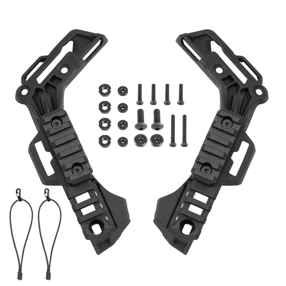 BOOIU Tactical Wendy Helmet Side Guide Rail ARC Airsoft Helmet Accessories Mount Guide Rail Hunting Paintball for Wendy Helmet