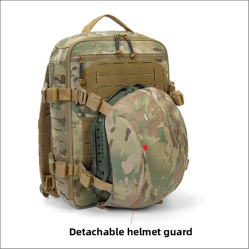 1000D Nylon Hunting Backpack Molle Plate Carrier Bag Light Weight Hiking Rucksack Compatible with Vest Sports Backpack