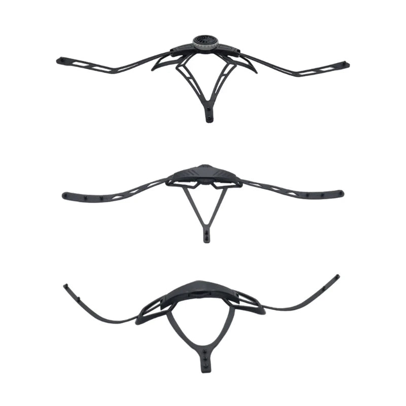 Secure Locking Chin Strap Adjuster Offering Precise Adjustment Plastic Texture for Mountain and City Biking Activity