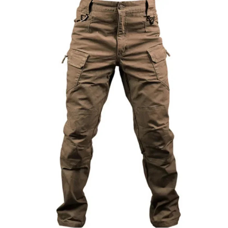 IX9 K7 Stretch Canvas 97% Cotton 3% Spandex Tactical Pants For Men Climbing Hiking Trekking Cargo Pants Trousers