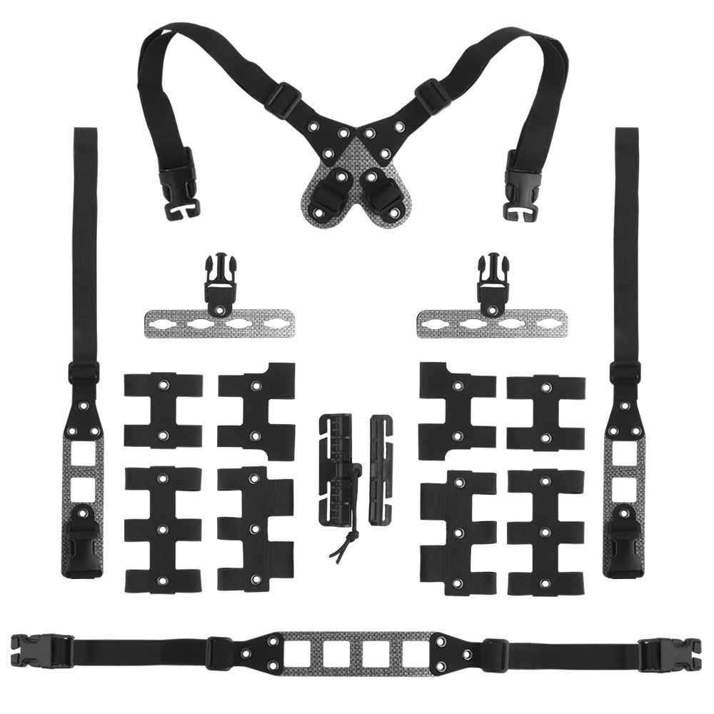 OPHIDIANTAC MOLLE System V2 chest hanging modular chest frame free with CS game hunting chest board accessories