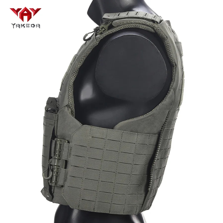 Hidden triple bag vest with wear-resistant and tear resistant fabric that is three times more durable than conventional ones