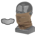 Outdoor Hunting Face Mask Removable Steel Mesh Cover Breathable Balaclava Full Face Cover for Airsoft Paintball Shooting Wargame