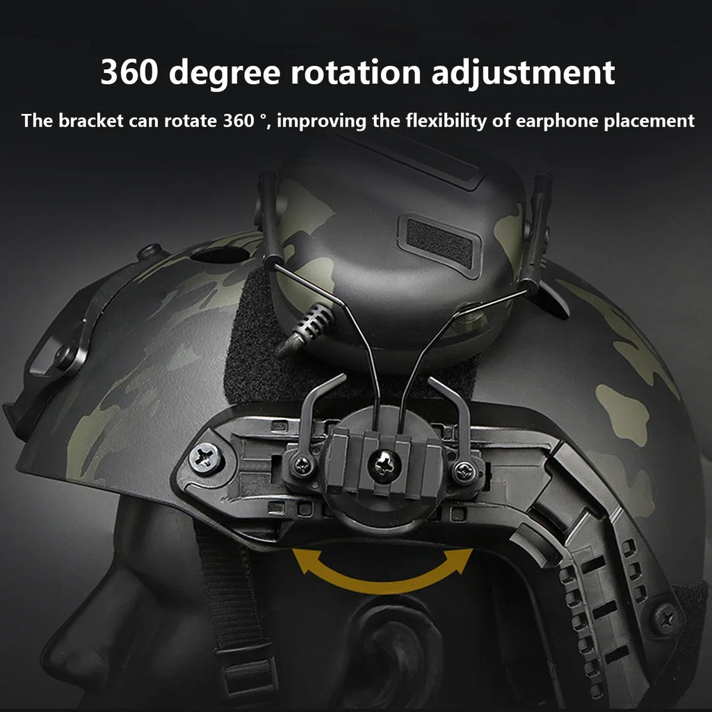 Tactical Helmet Headset Non-picking Noise-Cancelling Headset For Gen5 Helmet Headset Baofeng Radio PTT Adapter Mobile Earphone