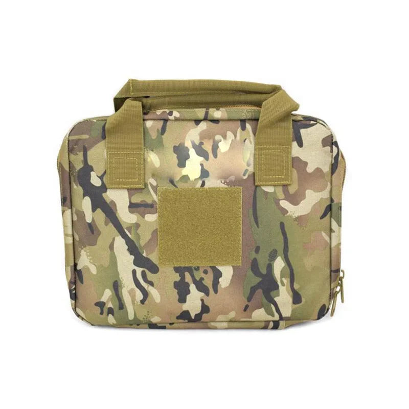 12" Gun Bag Pistol Carrier Bag with Magazine Pouches GL G2C Handgun Holster Padded Portable Gun Handbag Fishing Kit