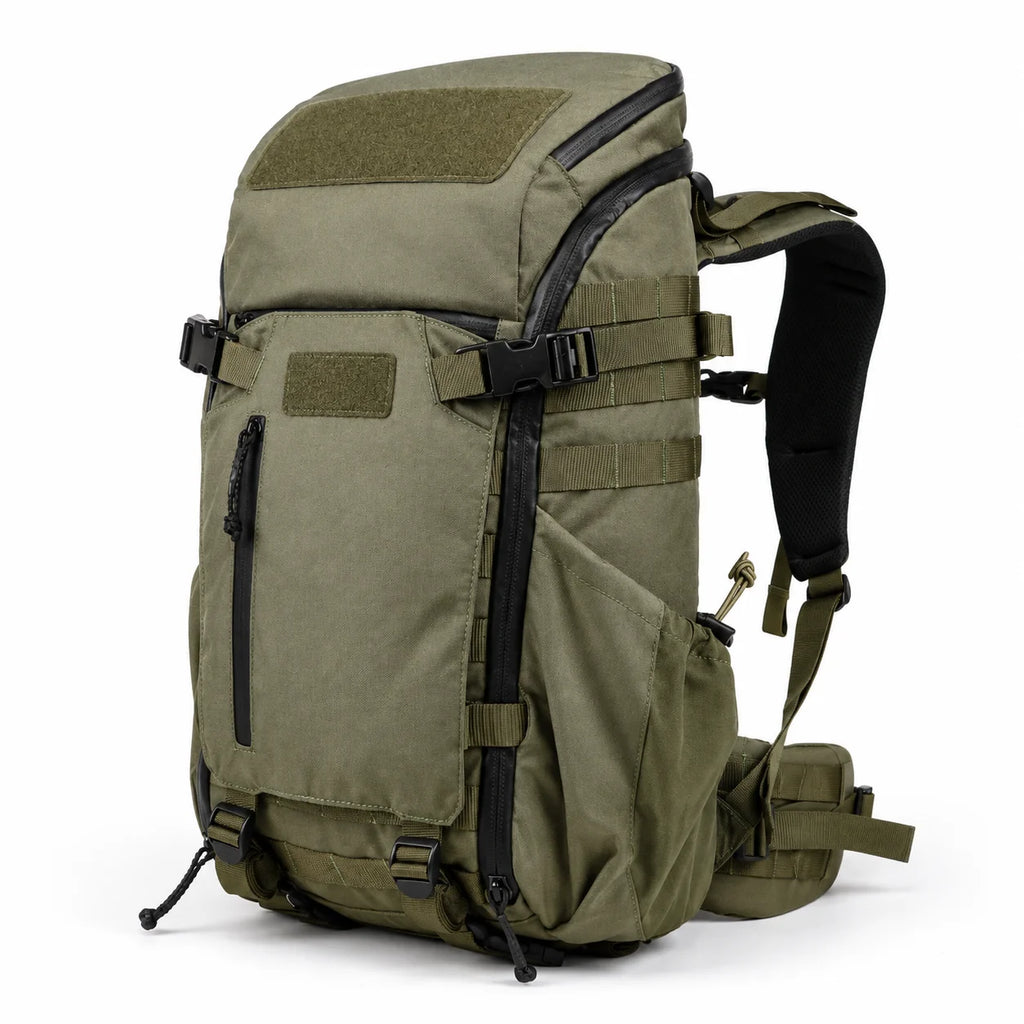 30L Hunting Backpack Camo Waterproof Hiking Pack MOLLE Outdoor Camping Trekking Bag