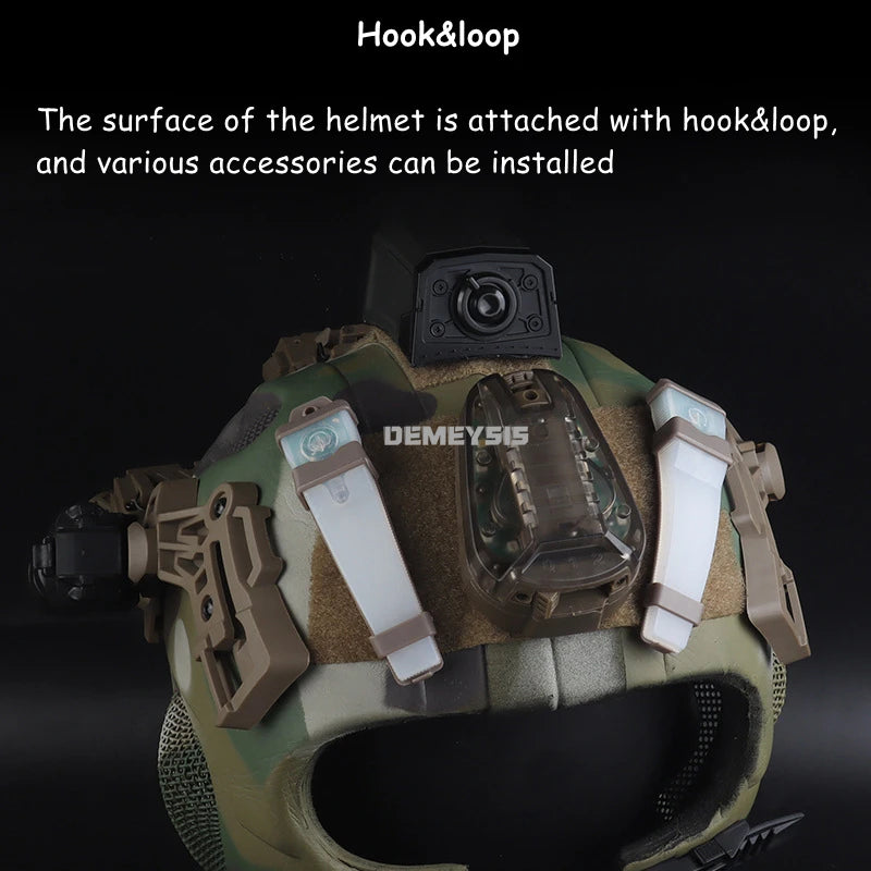 Tactical Airsoft Helmet Full Face Mask Heavy Duty Headgear for Paintball Shooting Training Motorcycle Outdoor Helmets