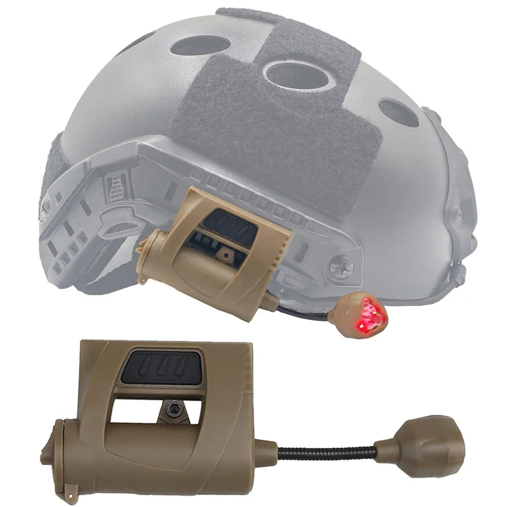 Tactical Helmet Light OpsCore ARC 4 Mode Green Red IR Laser Helmet Lamp Energy Saving Hunting Airsoft Military Helmet Flashlight