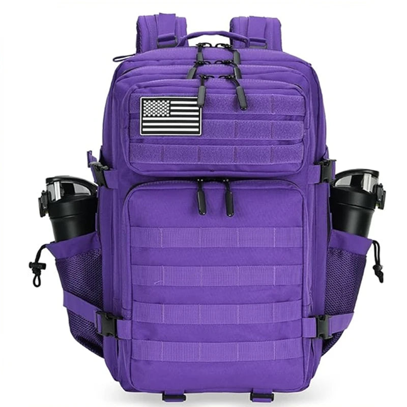 45L Tactical Backpack 3P Bag 3 Days Assault Outdoor Backpack Waterproof Climbing Rucksack Camping Hiking Hunting Mochila Bag