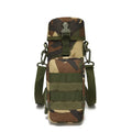Tactical Molle Water Bottle Pouch Nylon Outdoor Sport Travel Kettle Bag with Shoulder Strap