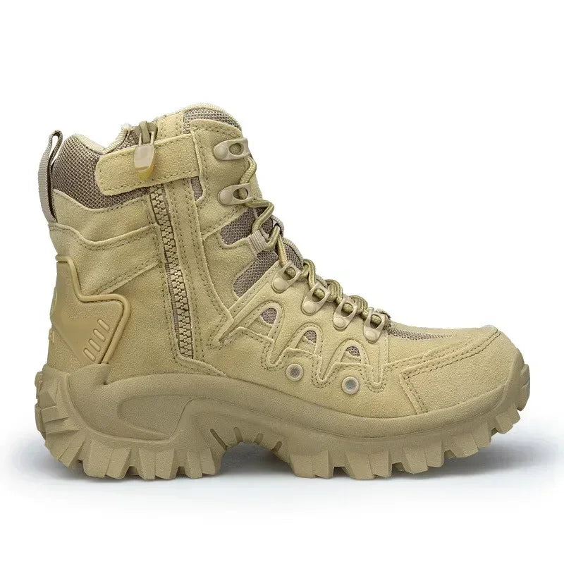 Men's Hunting Boot Hiking Mens Ankle Boot Tactical Big Size 39-46  Boot Male Shoes Work Safety Shoes Motocycle Boots