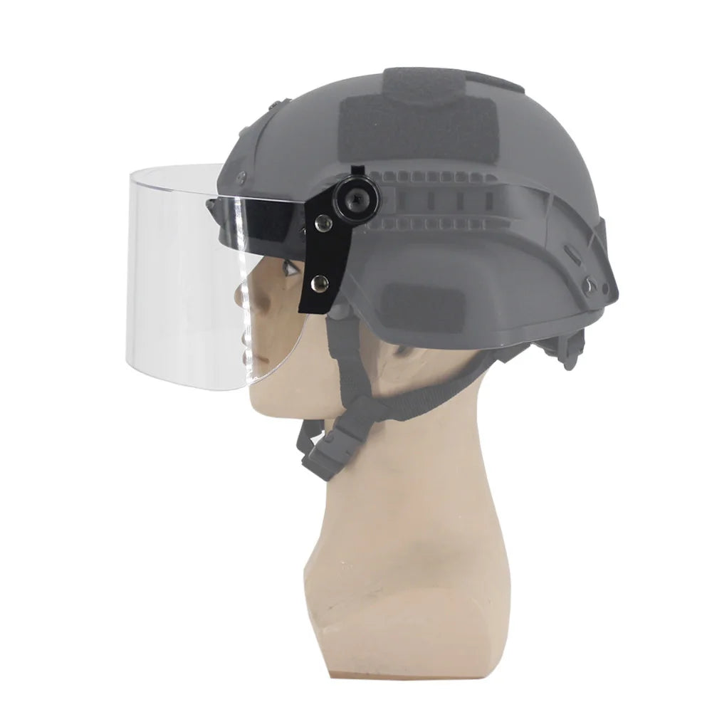 VULPO  FAST MICH Helmet Flip Goggles Windshield Lens Riot Mask Tactical Airsoft Paintball CS Wargame Protection Goggles