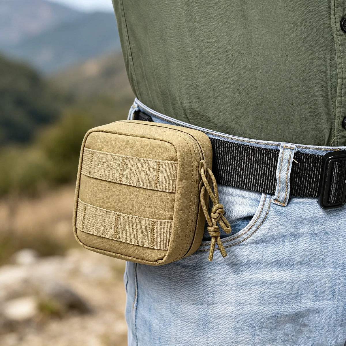 Tactical Pouch EDC Tool Storage Kit Molle System for Hunting Hiking Backpack Accessories Multifunctional Tools Bag Tool Bag