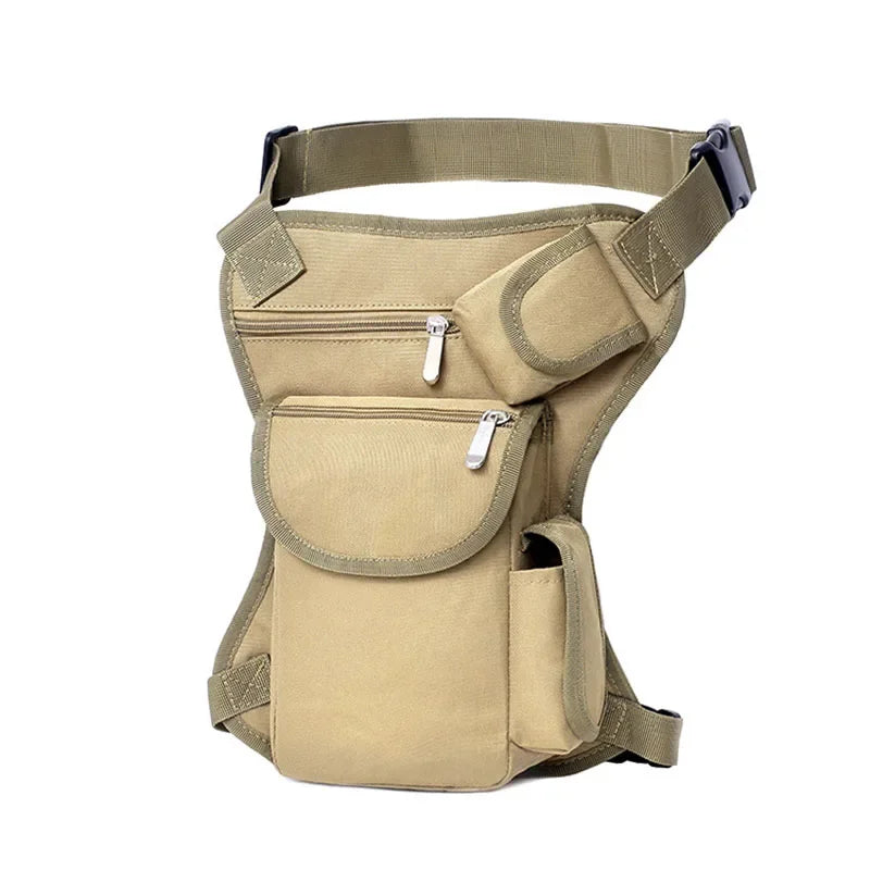 Tactical Thigh Drop Bag Camouflage Hunting Cycling Waist Hanging Molle Leg Pack Bag Nylon Thigh Drop Pouch Camping Bag