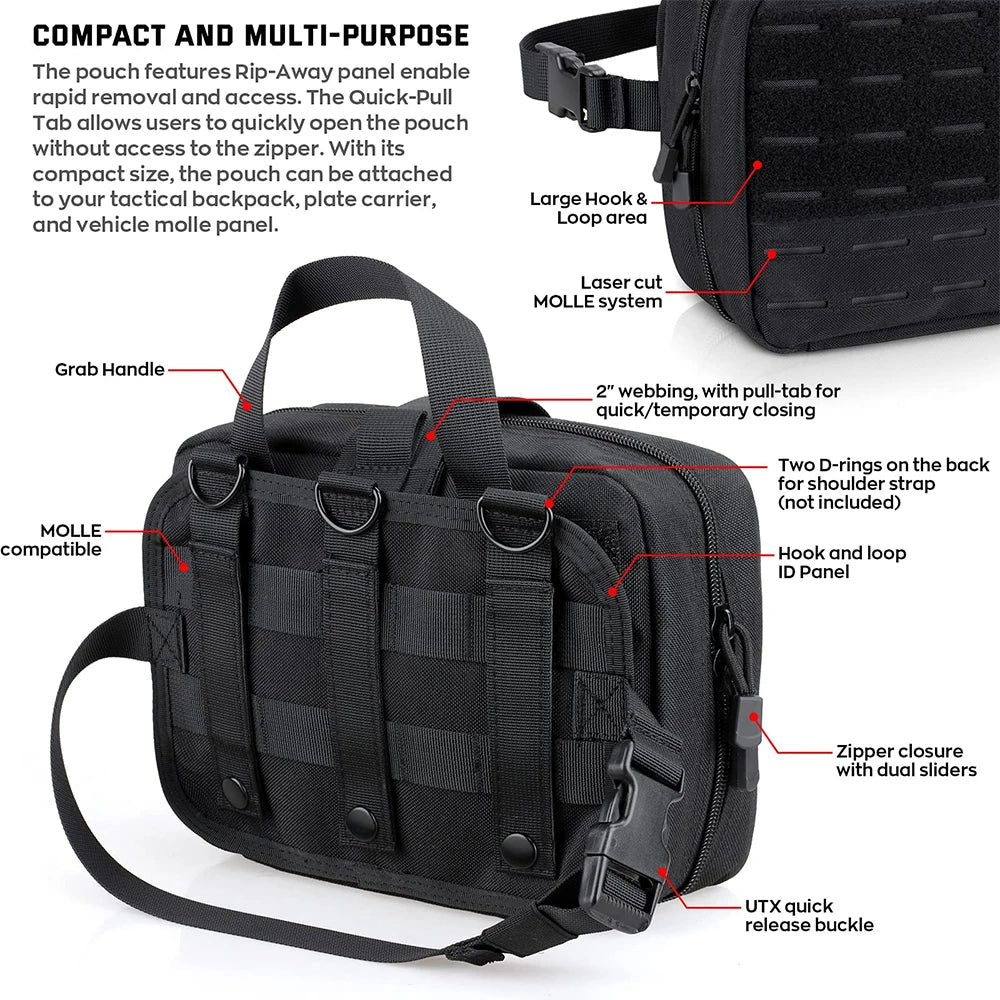 Tactical First Aid Kits Medical Bag Outdoor Molle Pouch Emergency Hunting Bag Camping Survival Tool EDC Pouch Waist Belt Bag