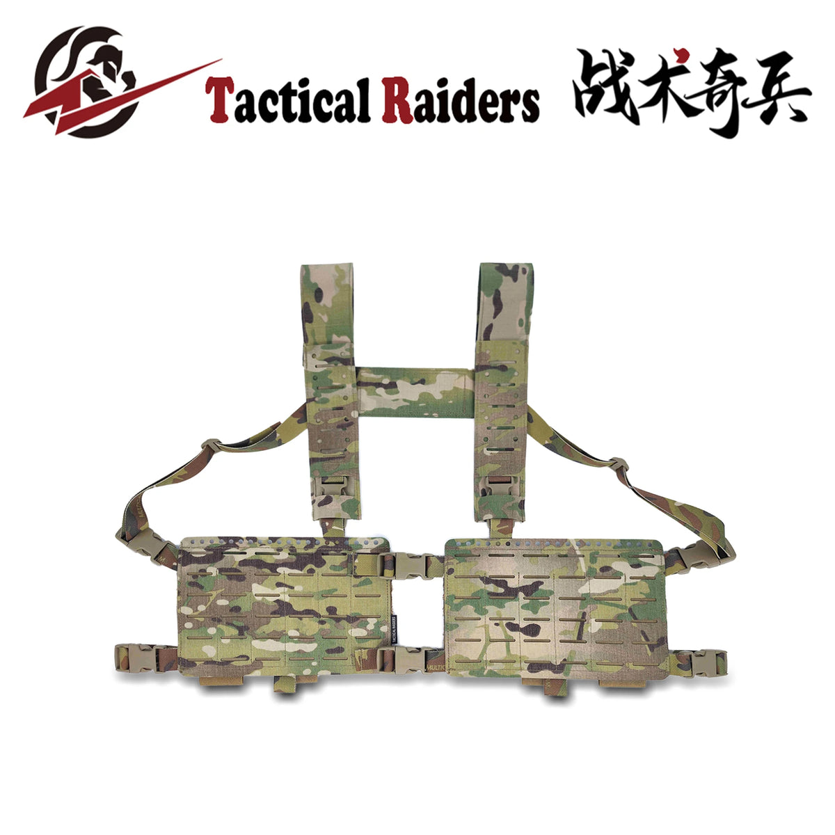 【Tactical Raiders】VC-004 SS Style Tactical Mk4+34A Chest Rig Vest Strap MOLLE Modular Quick Release Chest Hanger Gear