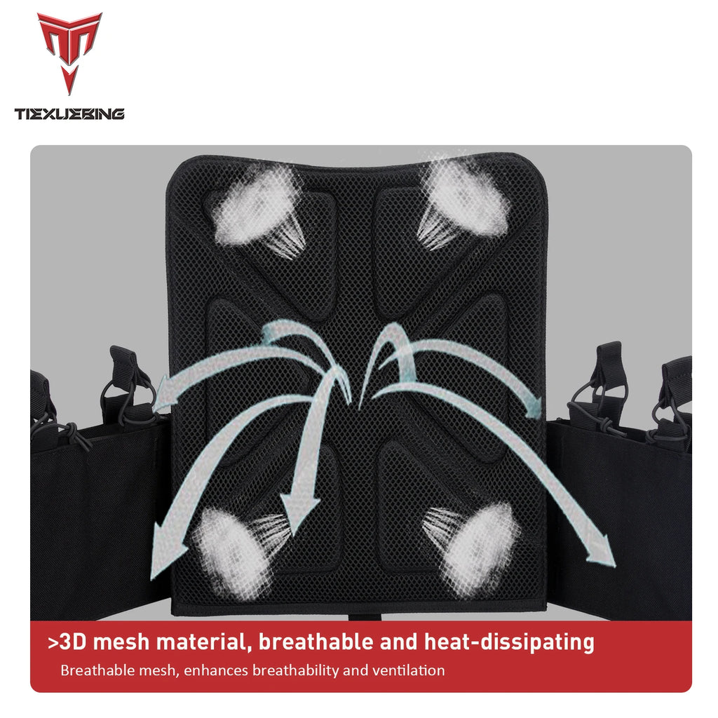 Tiexuebing 1000D Plate Carrier 6094Tactical Vest Outdoor Hunting Protective Adjustable Molle Vest for Airsoft Combat Accessories