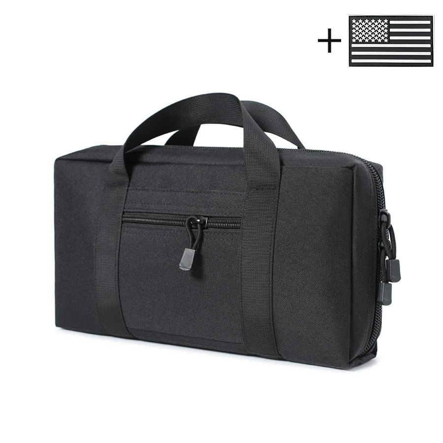 Outdoor sports handbag multifunctional tool storage bag partition storage design widened ribbon handle
