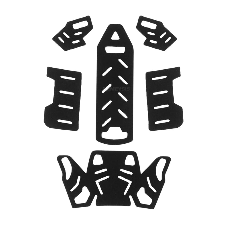 6pcs/Set Tactical WENDY Helmet Magic Sticker Hunting CS Helmets Patches Hook Loop Fastener Sticky Wendy Helmet Accessories