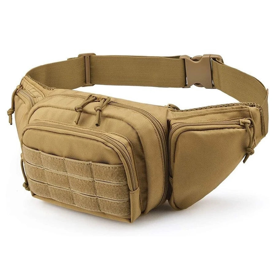 Outdoor multifunctional waist bag, large capacity, lightweight, running sports crossbody bag