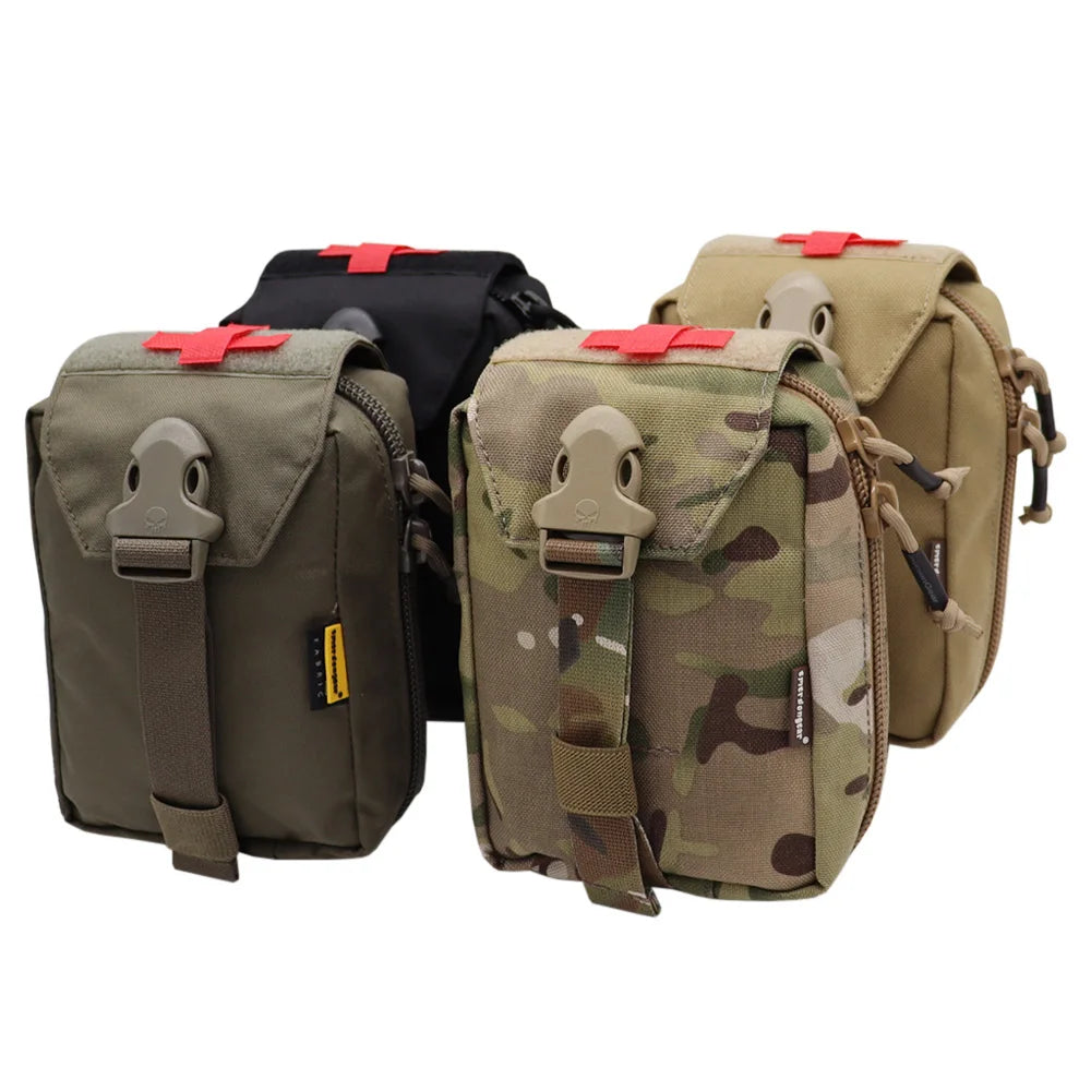 Classic Style Tactical Nylon Molle First Aid Kit Pouch EMT IFAK Survival Bag Water Proof Molle Tool Pouch Outdoor Combat Gear