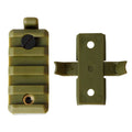 2 Pcs Multifunctional Tactical Helmet Rail Slider Adapter Flashlight Clip Mount Accessories for Airsoft Outdoor Sports Helmet