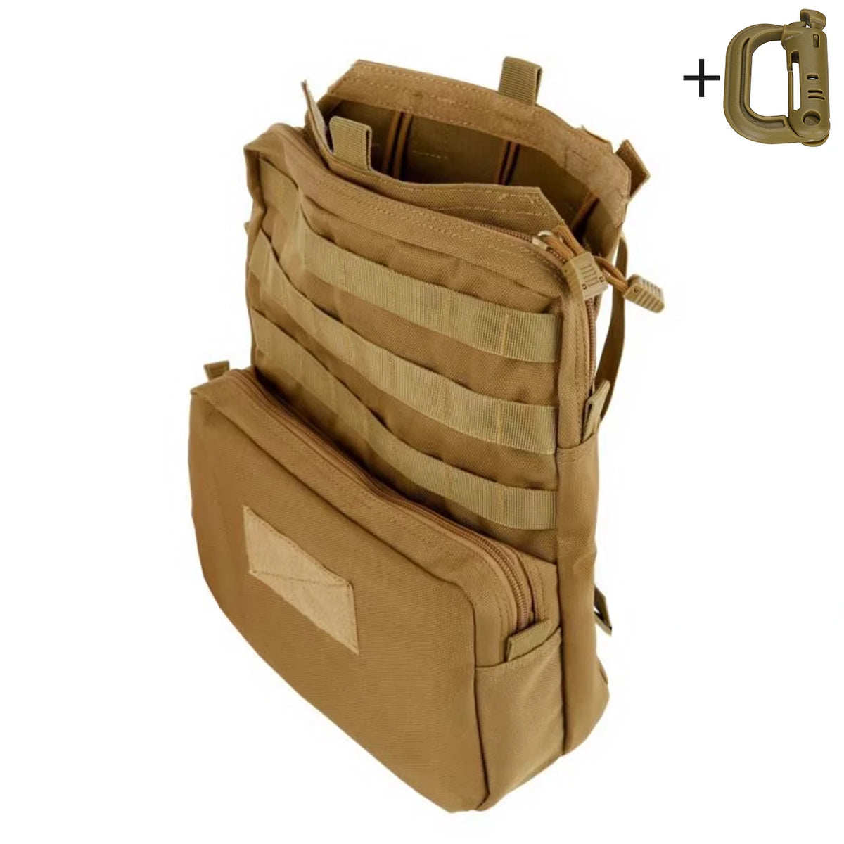 Mounted 3L water bag with Molle system, with multiple compartments and large capacity, can be used with MOLLE system vest