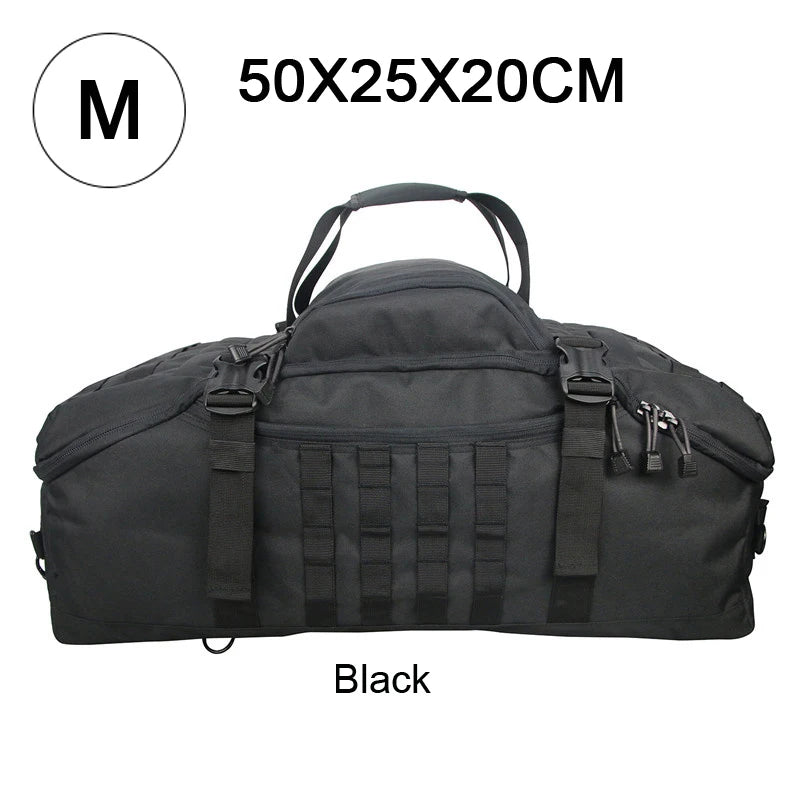 LQARMY 25 45 80L Waterproof Travel Bags Large Capacity Luggage Bags Men Duffel Bag Travel Tote Weekend Bag Duffel Bags