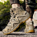 Men's High Top Training Boots Outdoor Non-slip Casual Platform Sneakers Men's Designer Desert Camouflage Tactical Boots 2026 New