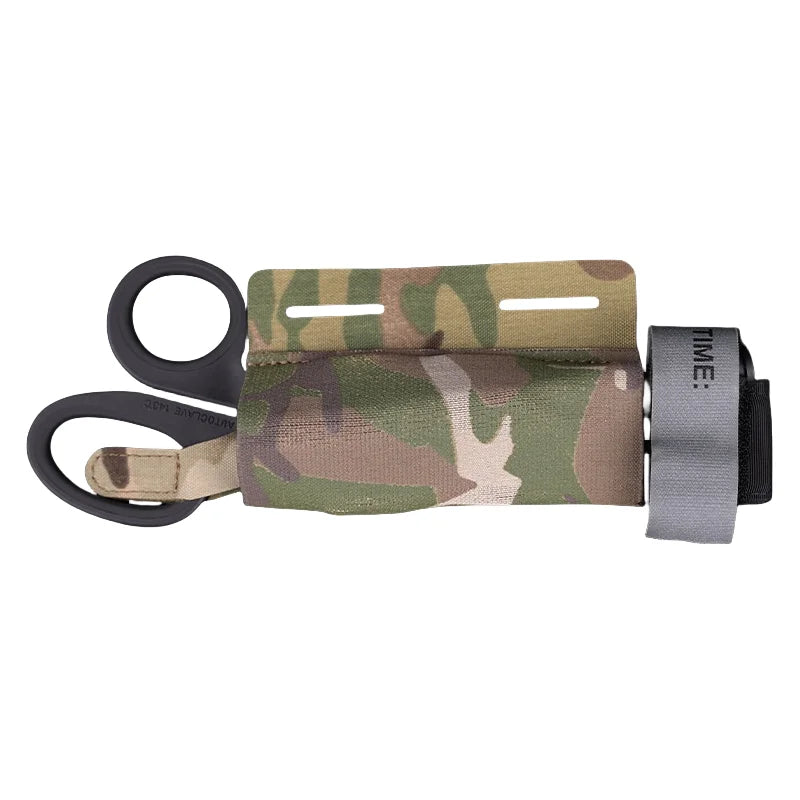 Compact MOLLE First Aid Pouch | EDC Organizer Pouch | Outdoor Emergency Kit Accessory Holder