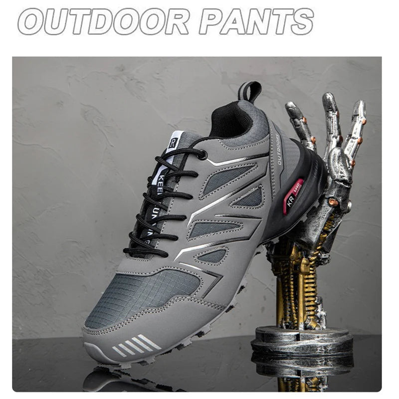 Men's Hiking Shoes All-terrain Sports Shoes Waterproof Non-slip Hiking Shoes Camping Shoes Hunting Tactical Boots Men's Bicycles