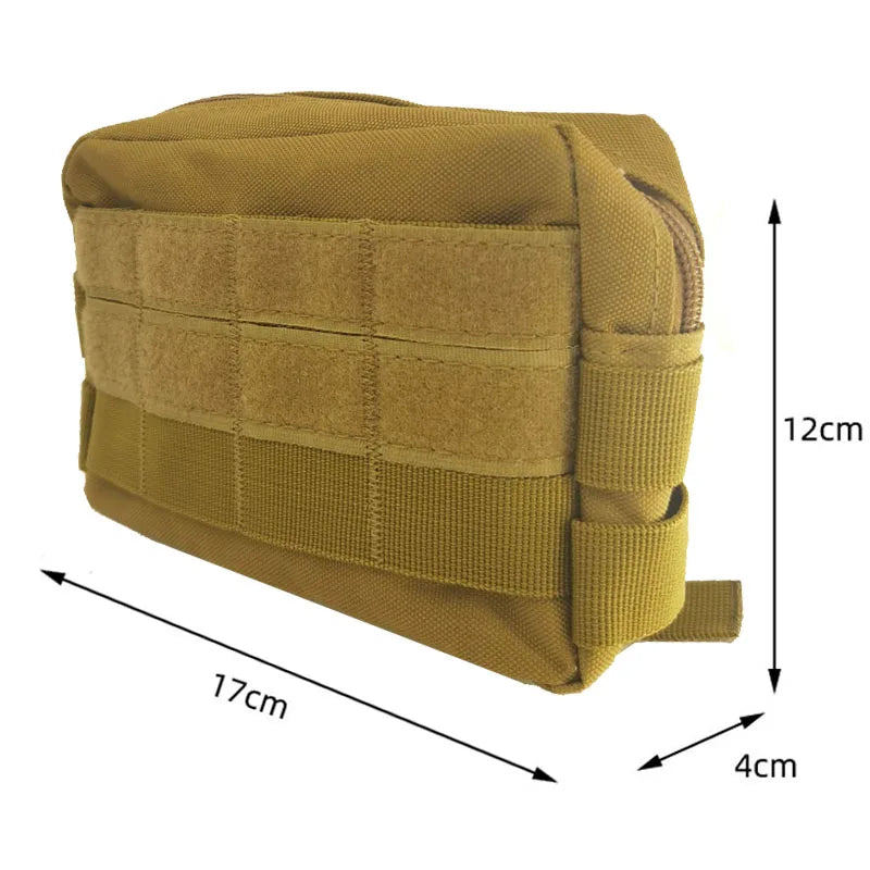 Shooting Molle Pouch Hunting Belt Waist Bag Outdoor Sport Waterproof Phone Bag Cycling EDC Tool Pocket Hunting Fanny Pack