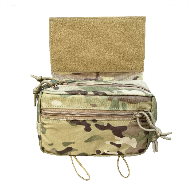 Tactical Hanging Pouch MK3 MK4 Plate Carrier Abdominal Bag Vest Multi-Functional EDC Multicam Fanny Pack Gear
