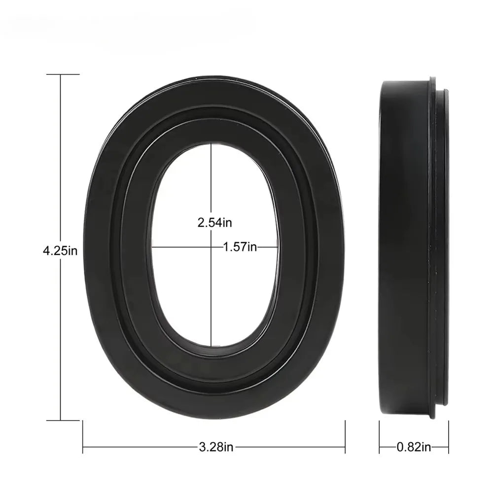 Replacement Gel Ear Pads Headsets Silicone Pad Compatible for 3M PELTOR Earmuffs Personal Protective Equipment