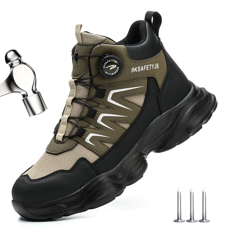 Size 47 48 Work Safety Shoes Men Women Indestructible Steel Toe Shoes Lightweight Security Work Sneakers Protective Safety Boots