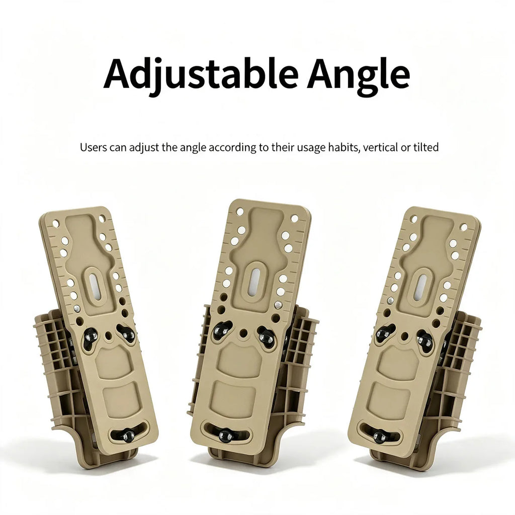 Short Modular Holster Adapter Tactical Holster Mount Gear Accessory MOLLE Compatible Pistol Holster Attachment for Tactical game