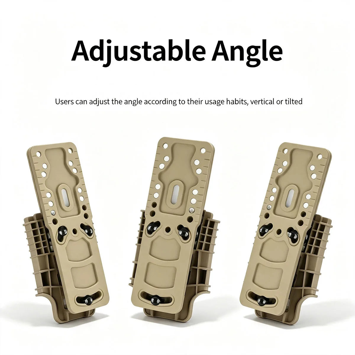 Short Modular Holster Adapter Tactical Holster Mount Gear Accessory MOLLE Compatible Pistol Holster Attachment for Tactical game