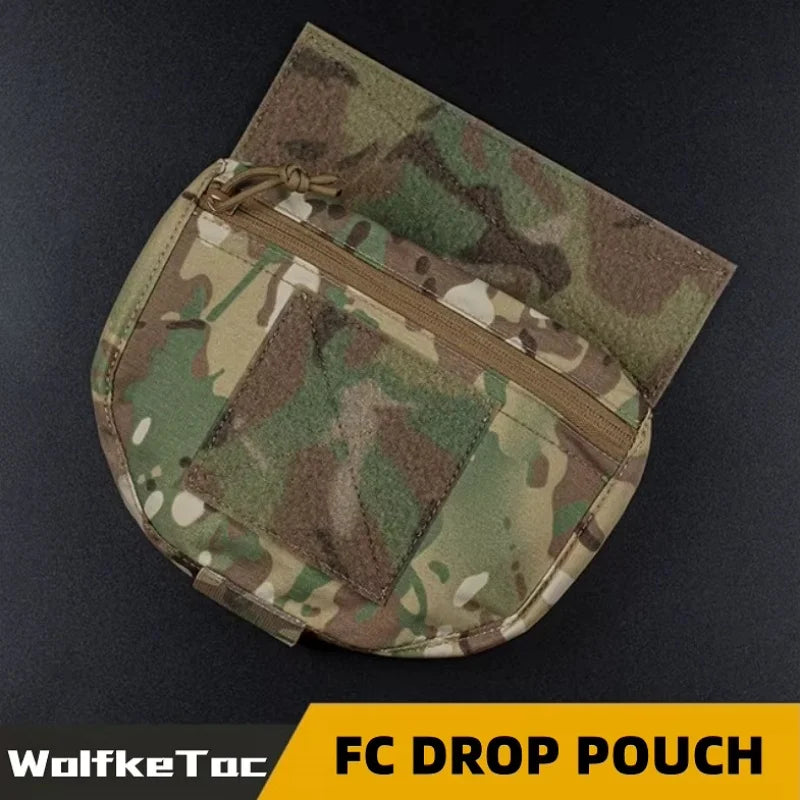 Hunting Vest Fanny Pack Belly Bag Plate Carriers Pocket FCPC V5 Chest Rig Drop Pouch Hook Loop Upgrade Accessories Sub Package