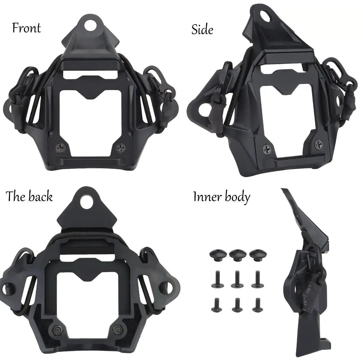 Tactical Helmet NVG Mount Night Vision Device Foldable Bracket For PVS15 PVS18 PGPNVG18 Three Hole Mount Adapter