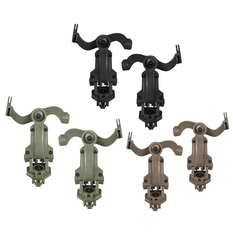 Fast Helmet ARC Wendy Rail Adapter Suspension Headphones Bracket Multi-Angle Rotation Tactical Pickup Headset Bracket