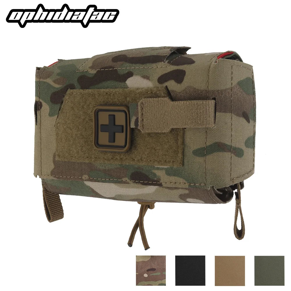 OPHIDIANTAC V3 Quick Release Compact trauma bag MOLLE Combat Belt Hunting Vest Plate Frame Portable IFAK medical first aid kit
