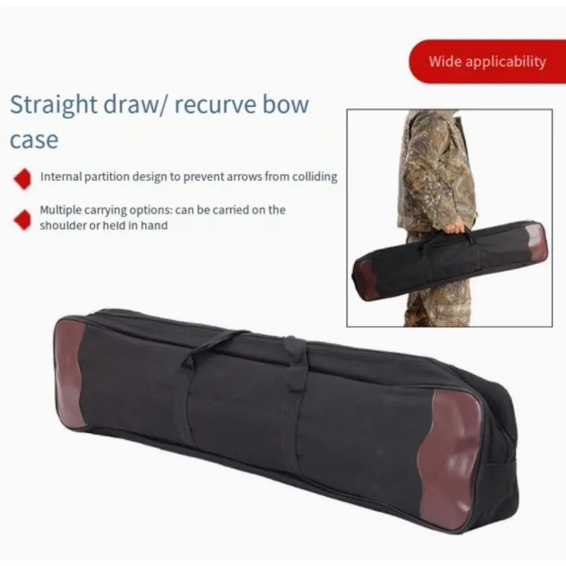 1pc Archery Takedown Recurve Bow Bag Case Hand Holder Waterproof Bow Quiver Hunting Carrying Bow Case Arrow Handle Accessorie