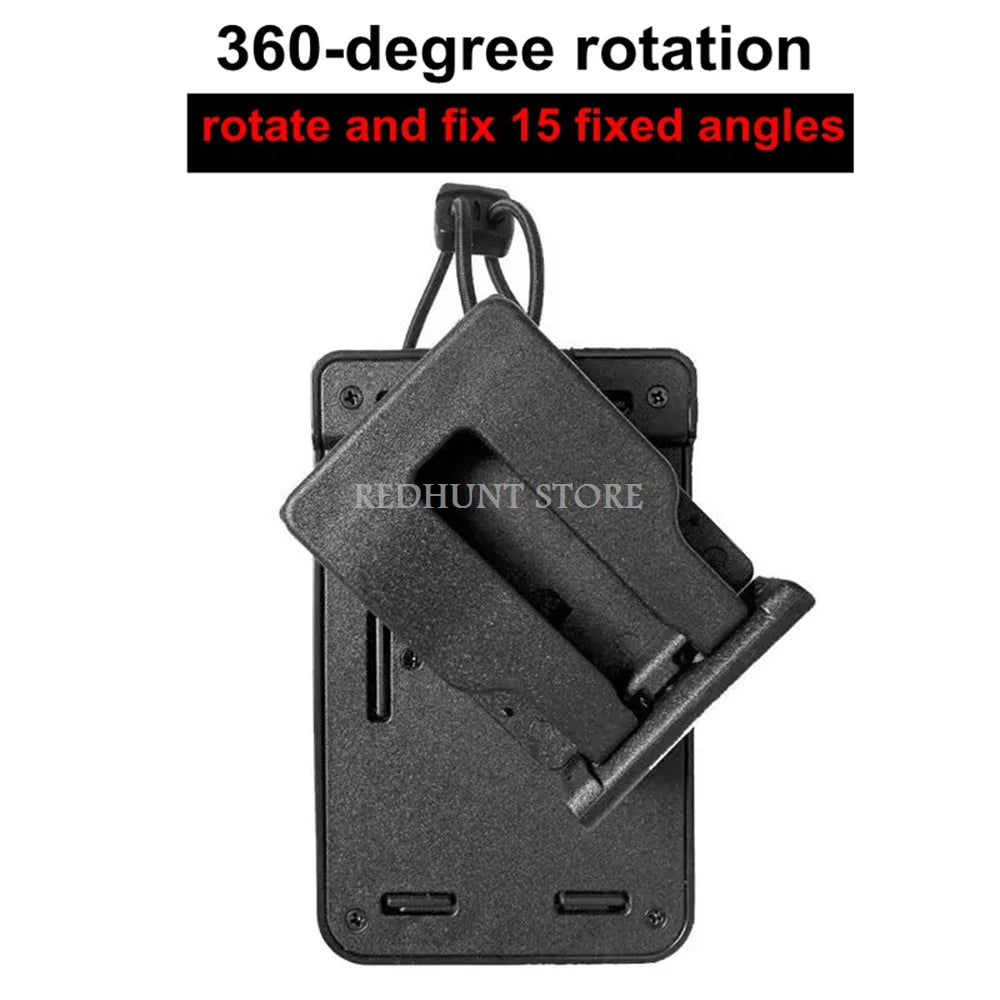 Universal Radio Holder Radio Pouch for Duty Belt with Belt Clip Law Enforcement Accessories Walkie Talkie Pouch MOLLE Pouch