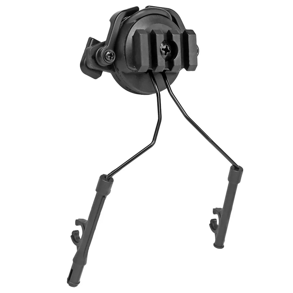 Headphone Earmuff Rail Adapter Kit Fits 19-21Mm Fast Rail System Tactical Outdoor Accessory for Headset Wire